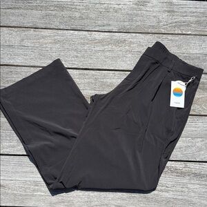 VUORI Villa Low Slung Trouser black‎ size large NWT